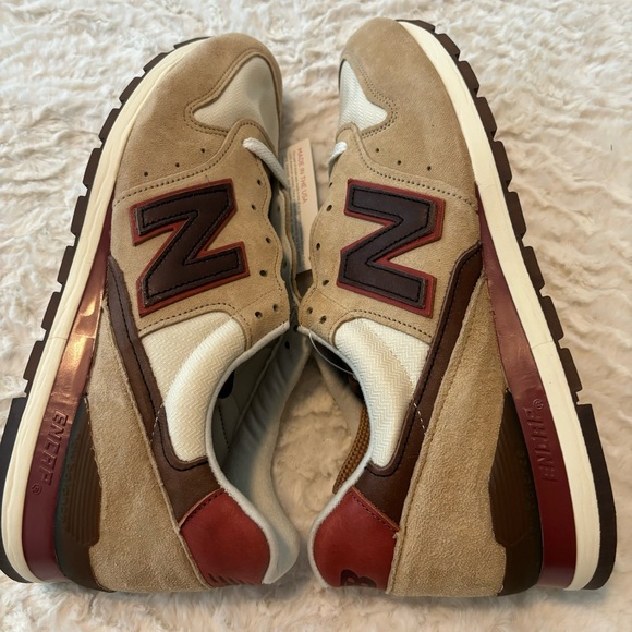 New Balance 996 'Horween Leather Tan' M996DCB Mens 9.5 Wmn 11 NWT - Picture 9 of 12